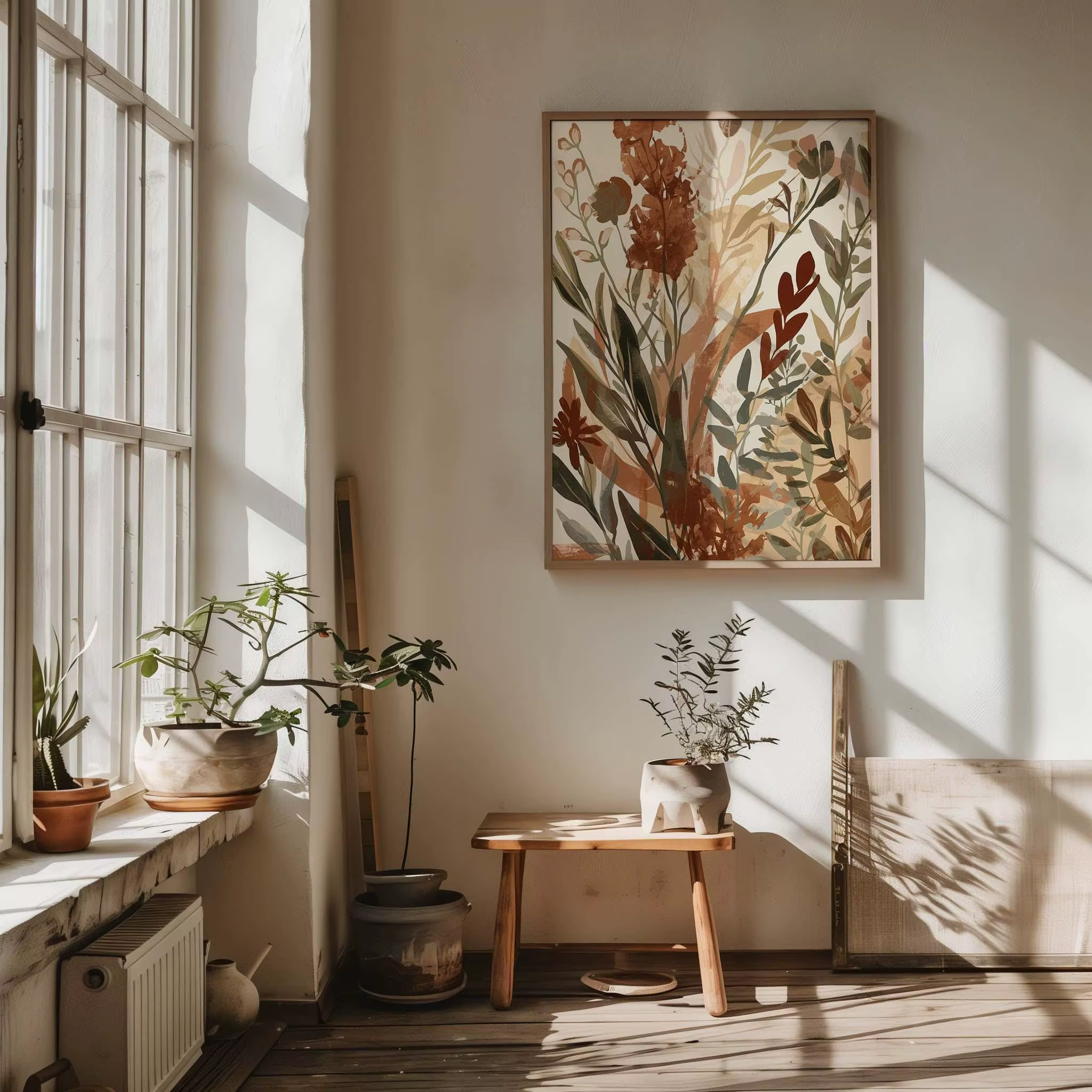 Peinture sur toile sans cadre