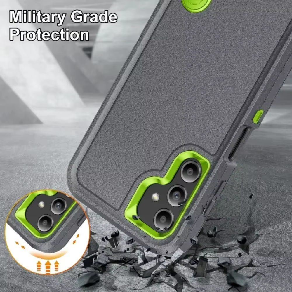 Étui de protection robuste OTT Armor Defender pour Samsung Galaxy A17 A07 A56 A36 A26 A16 A06 A15 A54 5G, anti-traces de doigts