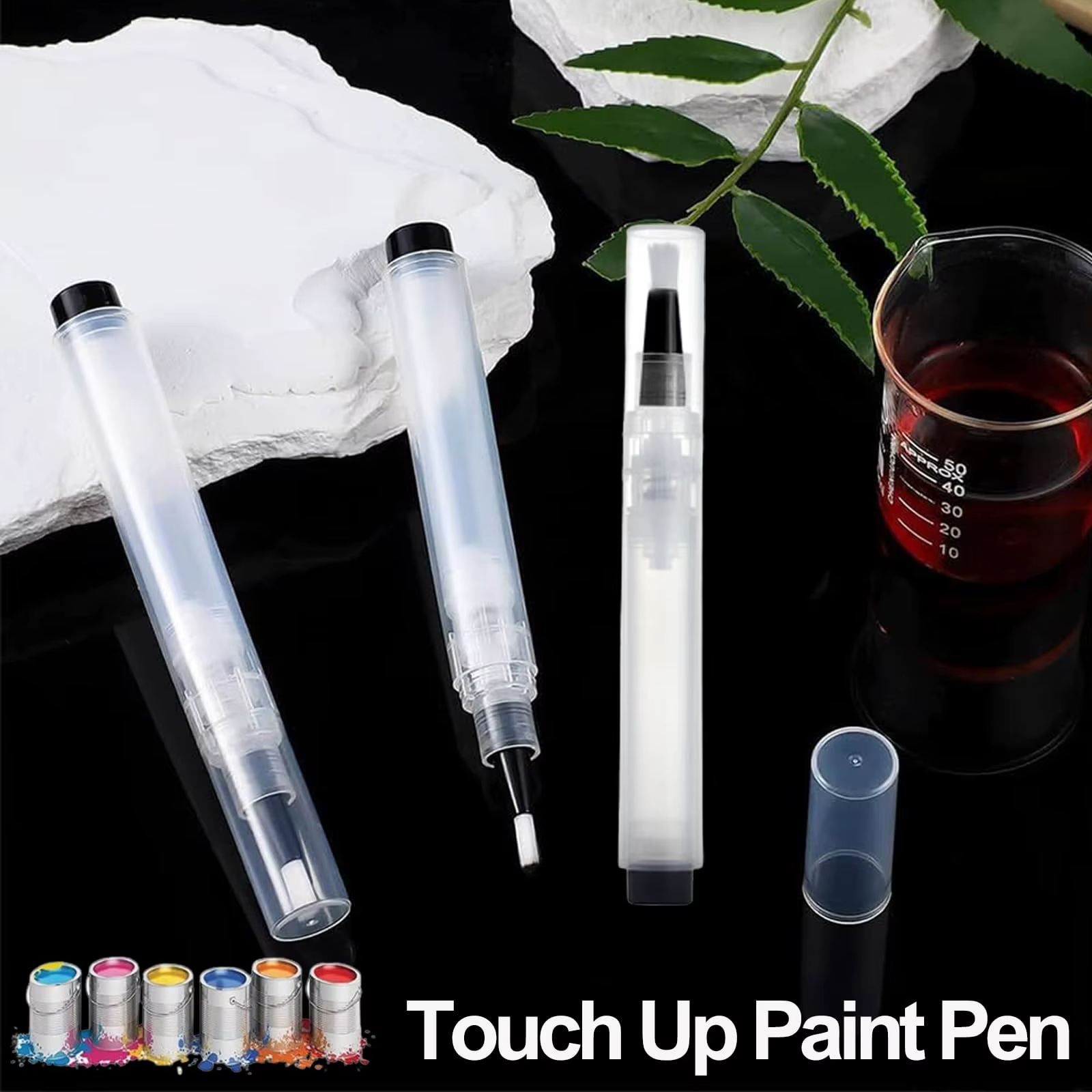 Stylo de peinture de retouche stylos de pinceau rechargeables