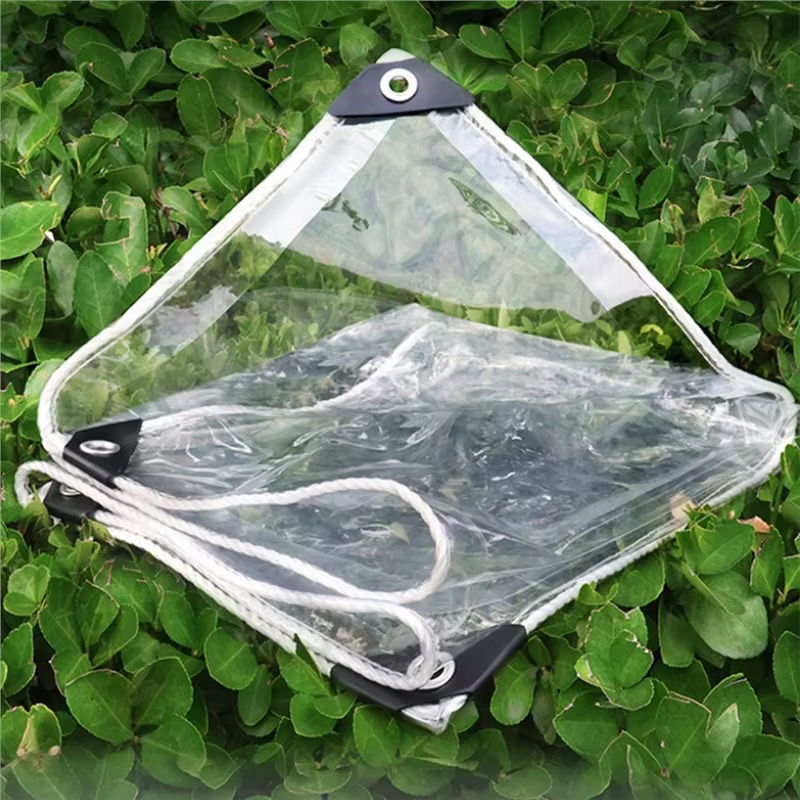 Bâche transparente en PVC imperméable pour balcon