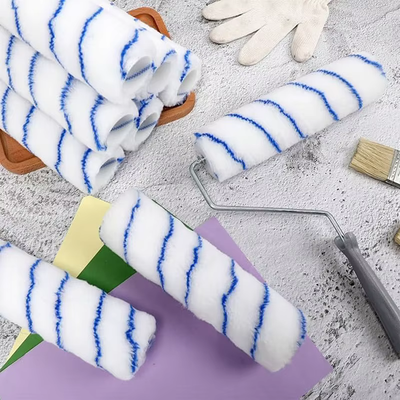 NOUVEAU Lot de 6/10 rouleaux de peinture en microfibre tissée de 9 pouces x 1