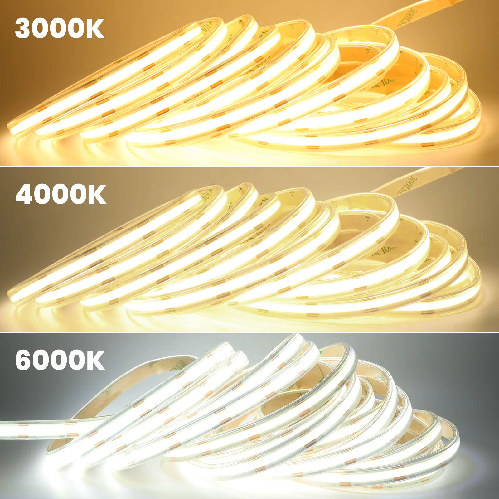 Bande lumineuse LED COB étanche IP65, 12V 24V 10M 5M, corde de lampe Flexible, 480 diodes/M, éclairage linéaire lumineux haute densité