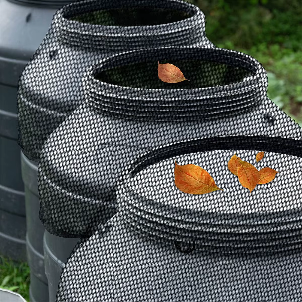 Housses de protection pour barils de pluie