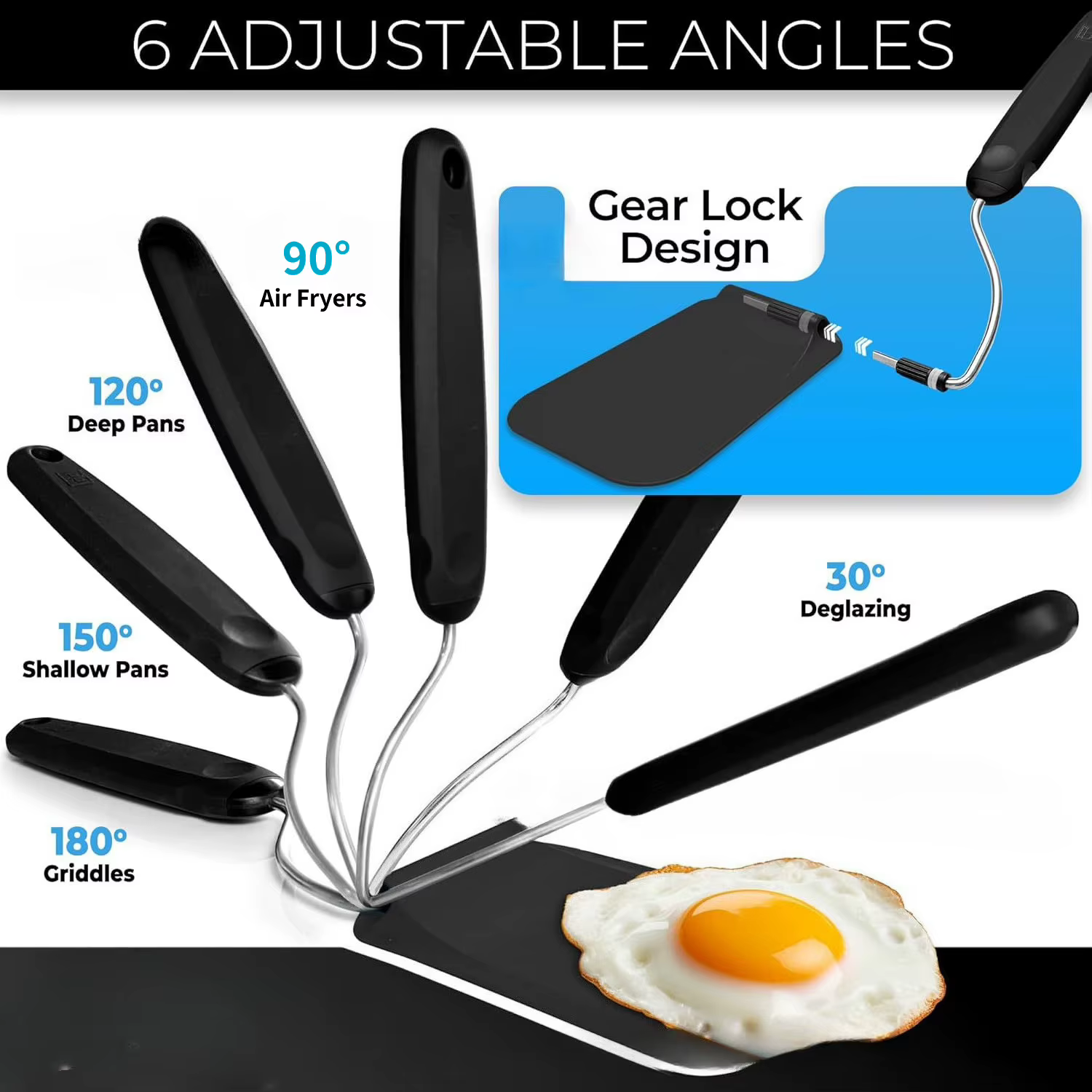 Spatule avec angles réglables