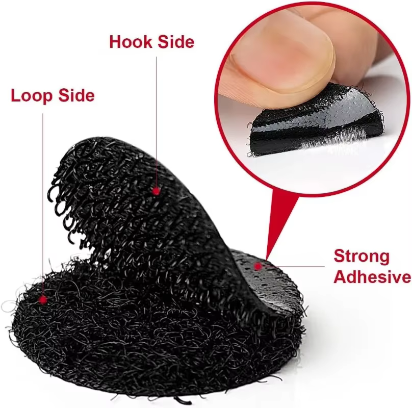 Bande adhésive double face noire pour usage domestique