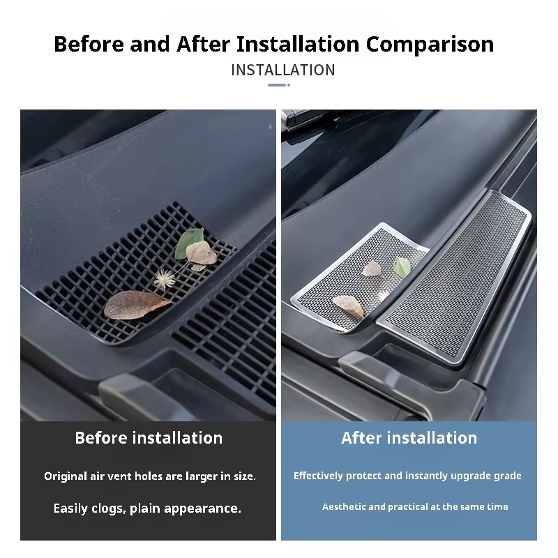 Pour Deepal S05 : Cache de protection de capot, grille anti-insectes pour prise d'air, anti-poussière, anti-colmatage, accessoires de modification