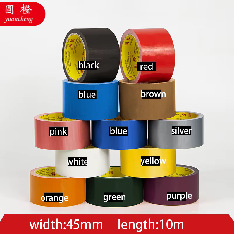Rouleau de ruban adhésif en tissu Super collant argenté