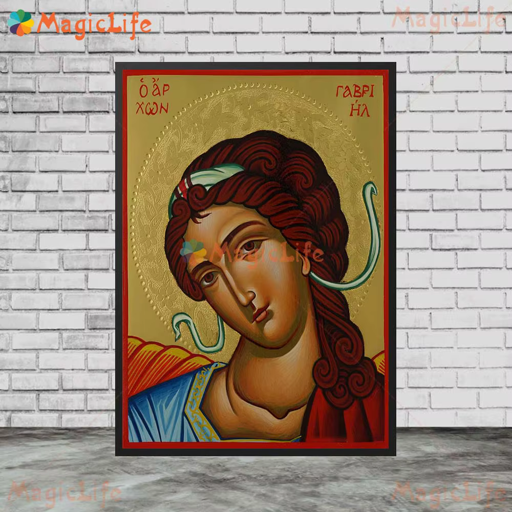 Saint Michael orthodoxe archange Gabriel Religion images murales pour salon affiche nordique mur Art toile peinture sans cadre