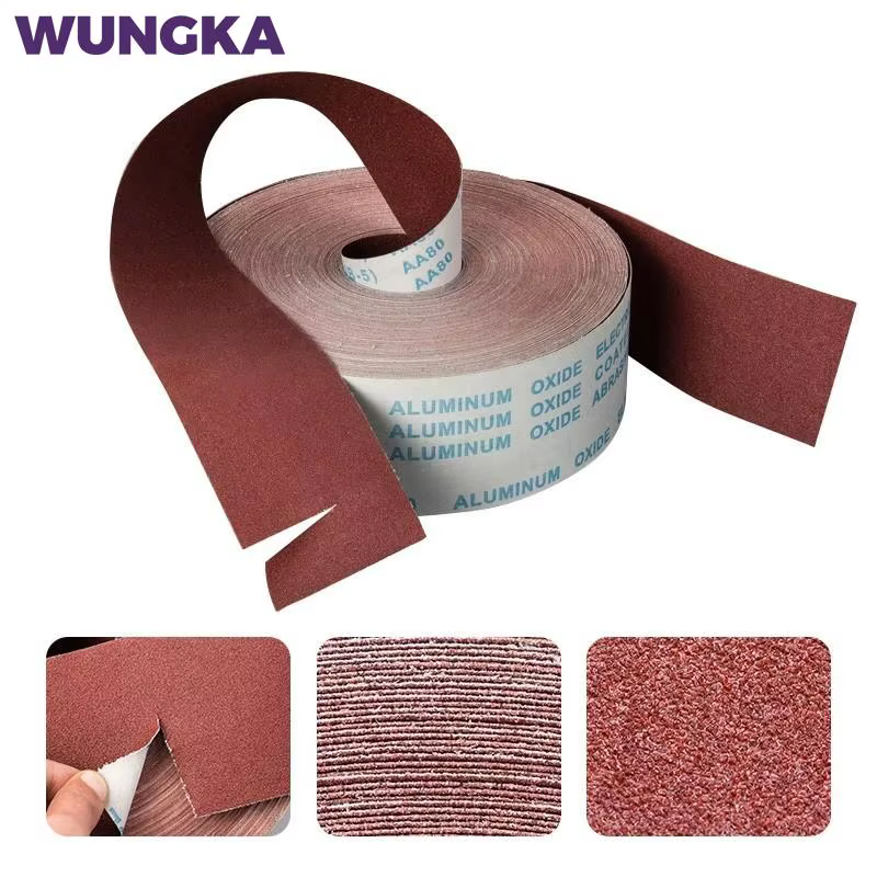 Rouleau de papier de verre 1 ou 5M 4 ''100mm de largeur