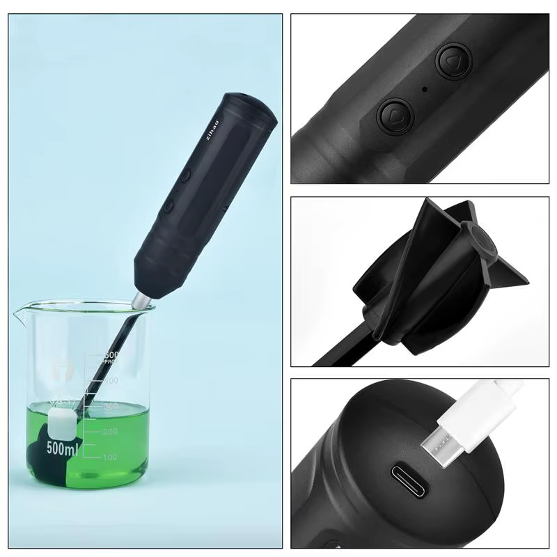 Agitateur électrique, bâtonnets mélangeurs en plastique pour résine époxy DIY