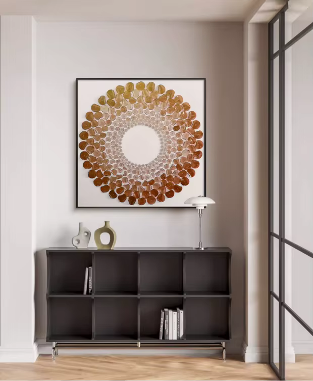 Peinture décorative tridimensionnelle moderne