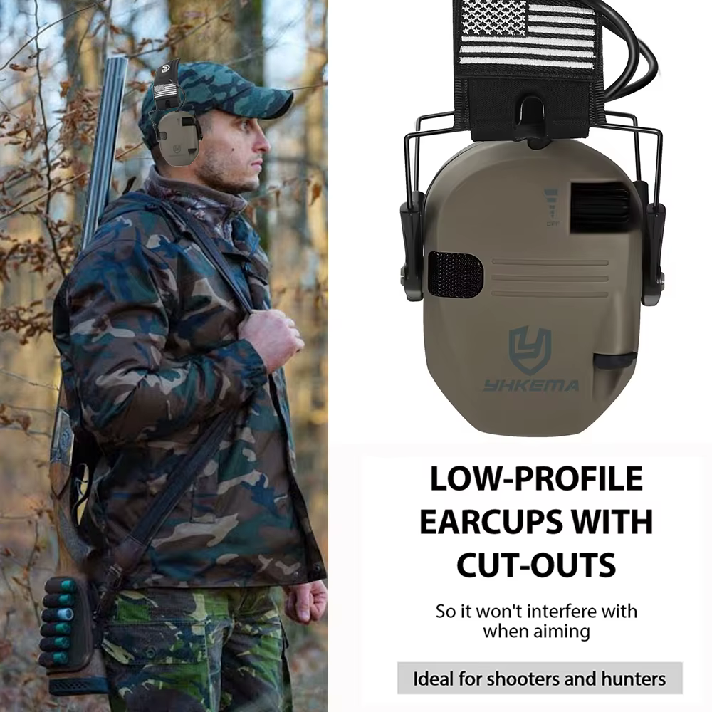 Casque de Protection de sécurité tactique pour Sports de plein air, 23db, Anti-bruit, Impact, Amplification du son, oreille de chasse