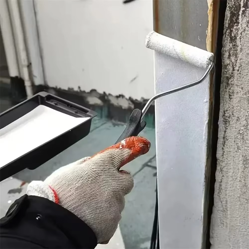 Rouleau de peinture murale à poils denses