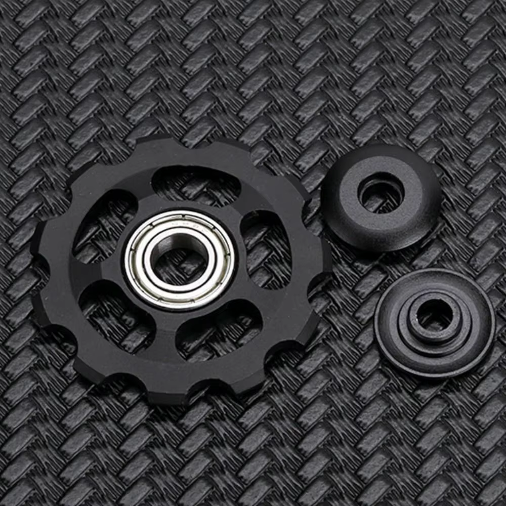 Rouleau de Jockey de vélo Portable en alliage d'aluminium, rouleau de guidage de poulie 11T, dérailleur arrière 5 couleurs, roue de vélo de route vtt Jockey