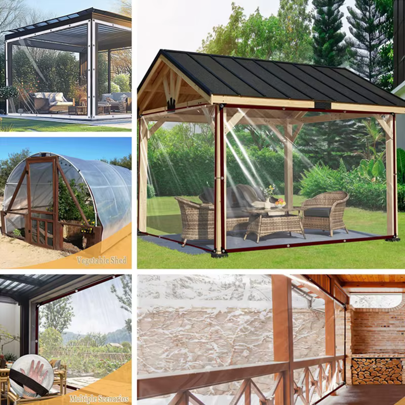 Bâche transparente pour Patio