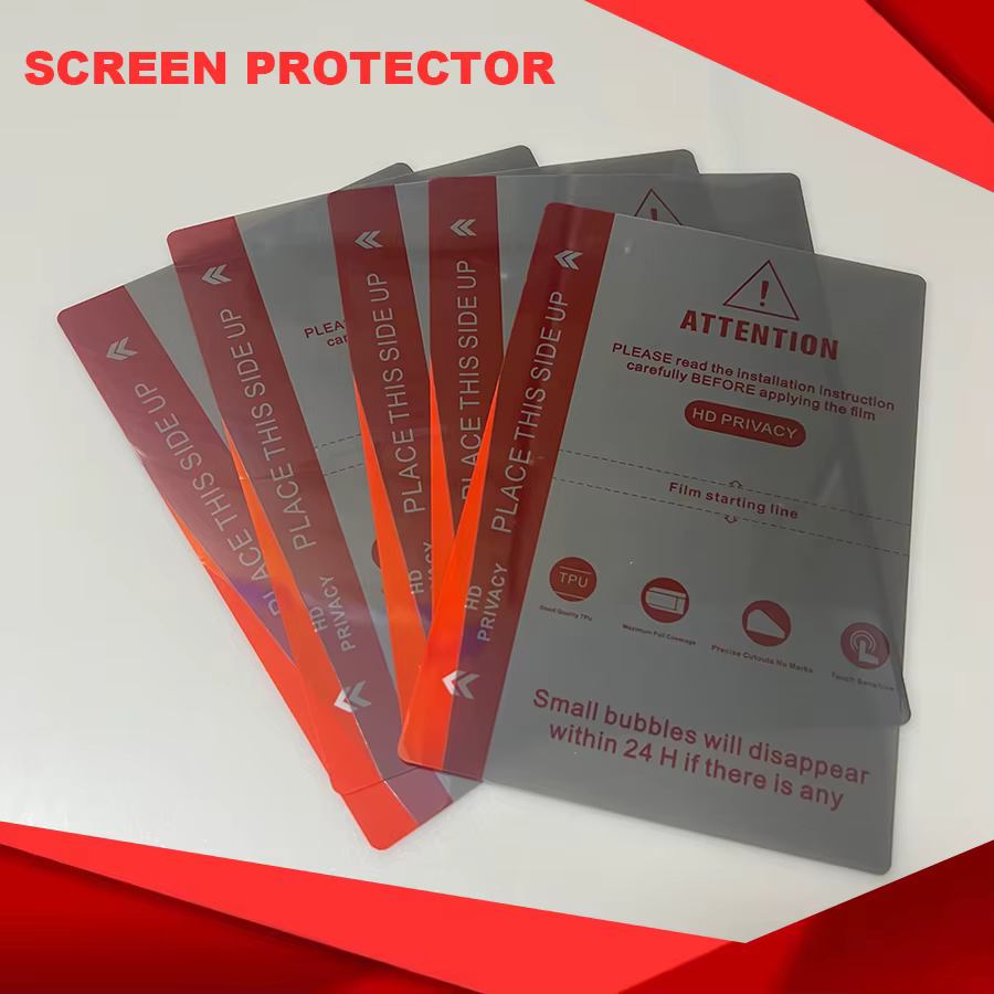 Film protecteur d'écran flexible en hydrogel PRIVACY HD MATTE pour téléphone mobile, écran plat et écran incurvé, compatible avec la machine de découpe TPU
