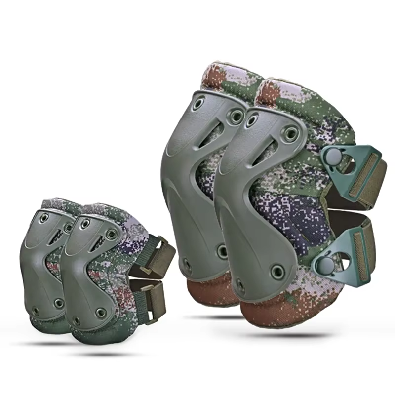 Dulskip-Ensemble de coussinets de protection pour le genou et les coudes, patins de sécurité, jeu de paintball CS extérieur, équipement de cyclisme
