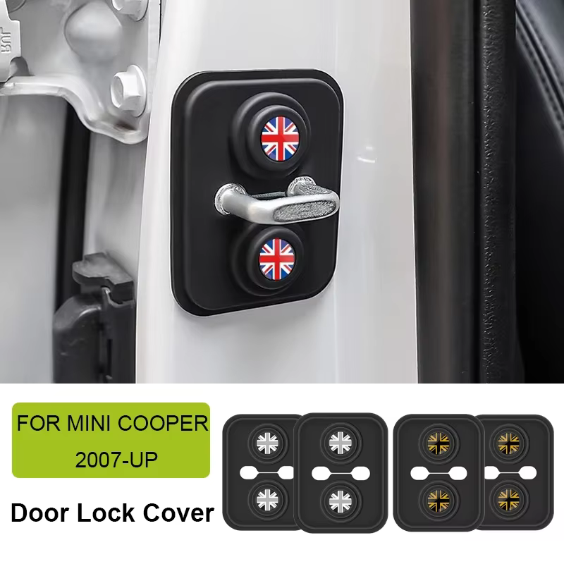 Housse de Protection décorative pour serrure de porte, étui pour MINI Cooper R56 R55 R60 F54 F55 F56 F60 Coutryman Clubman, accessoires de style de voiture