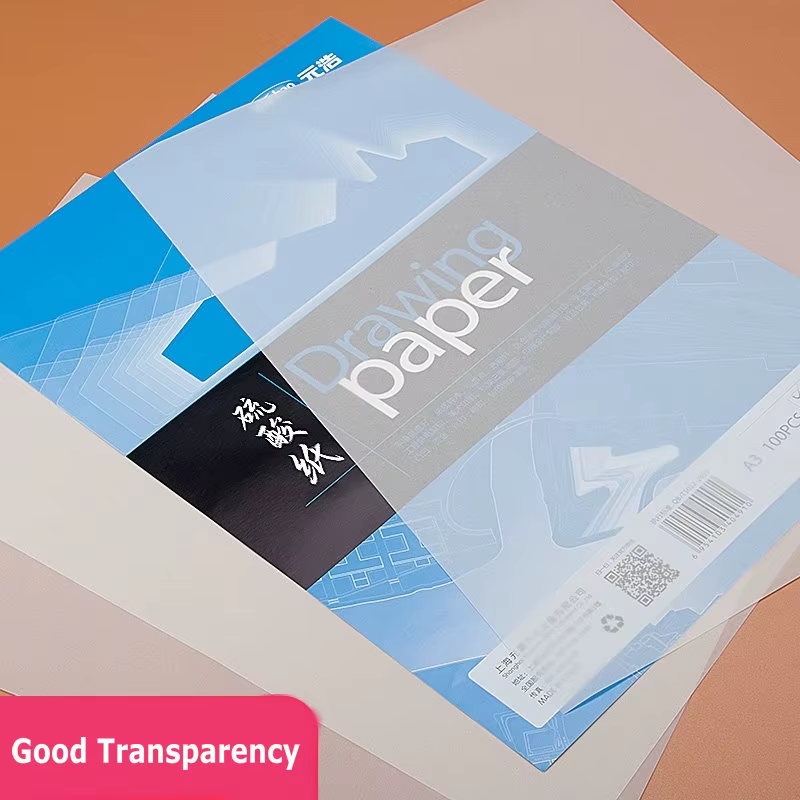 Papier calque transparent de qualité supérieure A3 A4