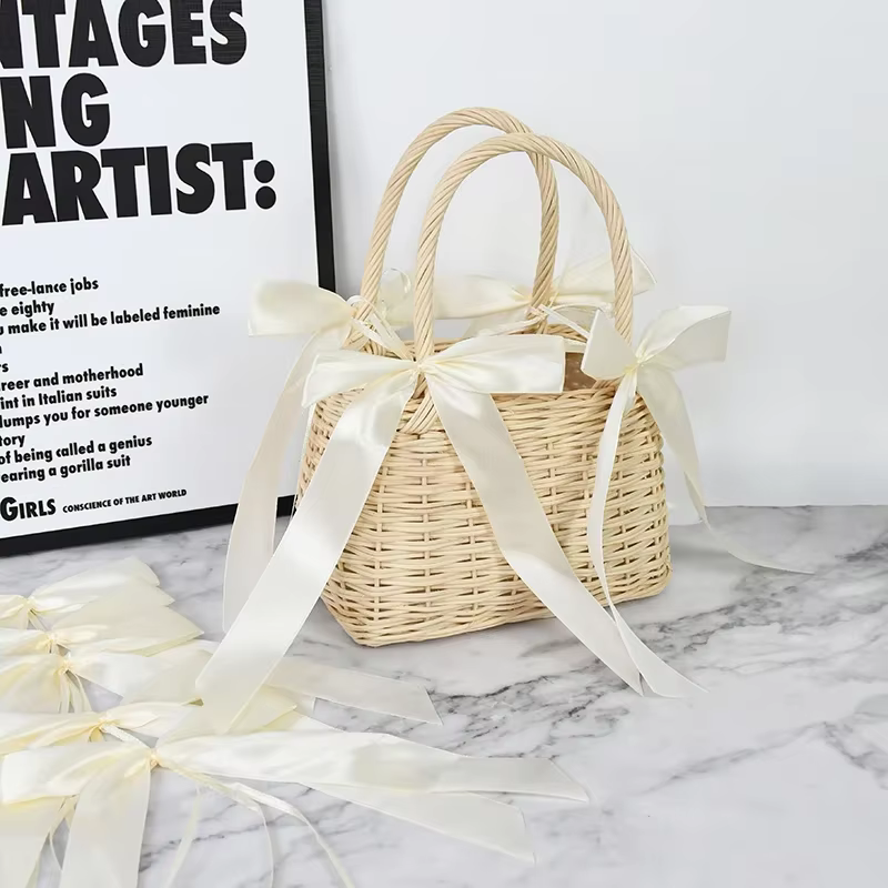 25/50 pièces Nœuds en ruban blanc pour voiture de mariage, nœuds décoratifs DIY pour emballage cadeau, décoration romantique pour mariage, anniversaire, chaise et fêtes