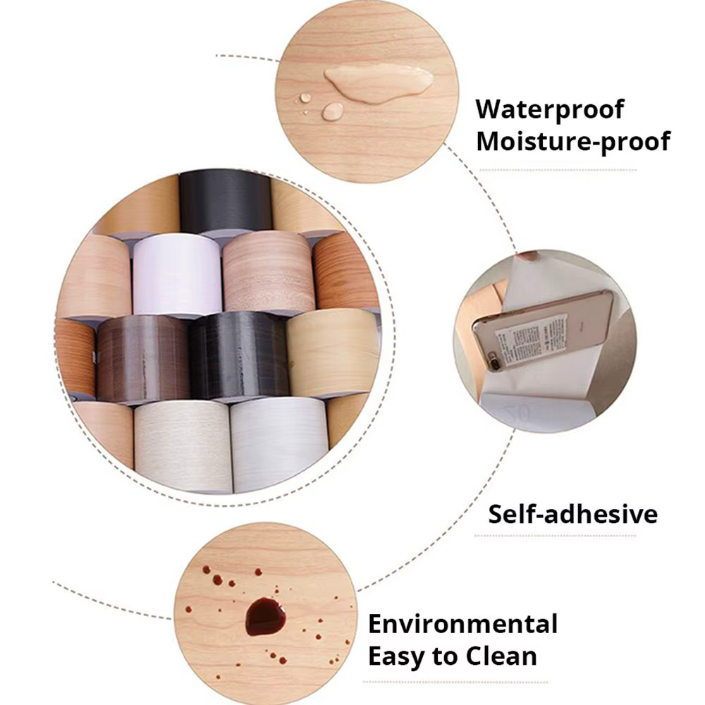Papier peint imperméable pour rebord de fenêtre