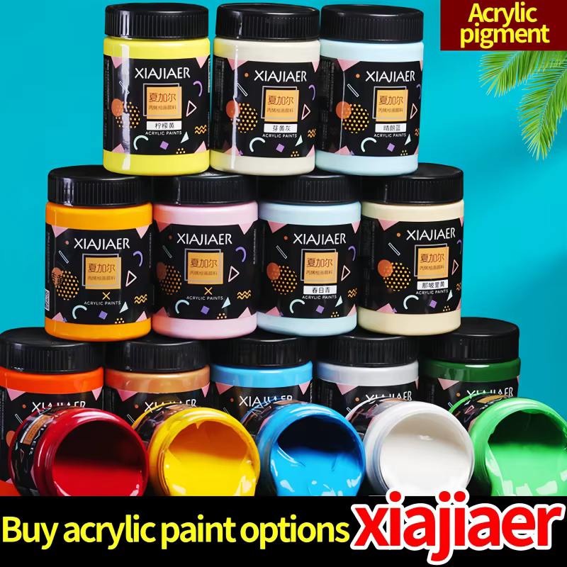 26 couleurs/300 mlxiajiaer grande bouteille peinture acrylique art production