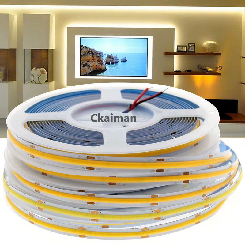 Bande lumineuse LED COB, DC12V RA90 480 K 3000K 4000K, 6000 pièces