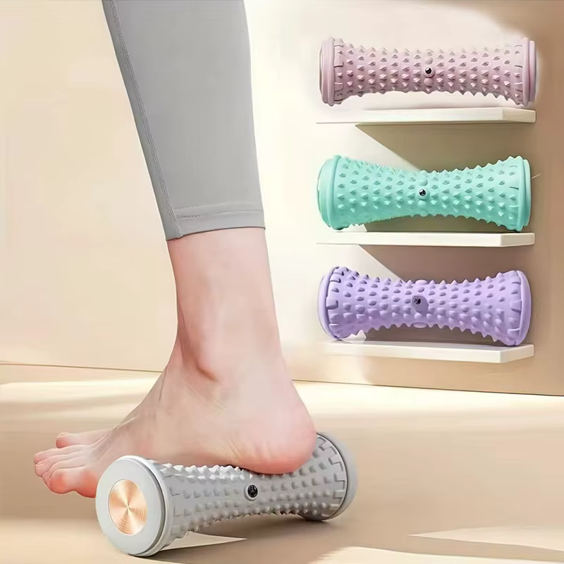 Rouleau de massage des pieds, balle de massage yoga, rouleau pour fascia plantaire, soin de relaxation musculaire, rouleaux de massage manuels en plastique pour les pieds