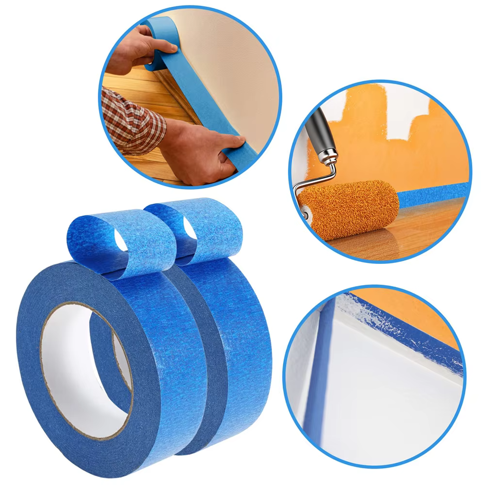 3 rouleaux/ensemble ruban de peinture multi-surfaces masquage facile à enlever