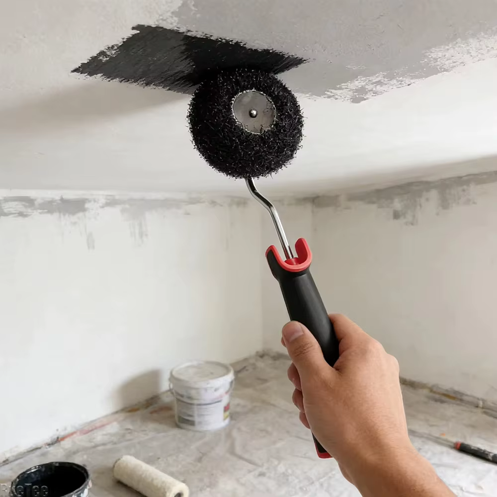 Rouleau de peinture en forme de citrouille pour coins et bordures