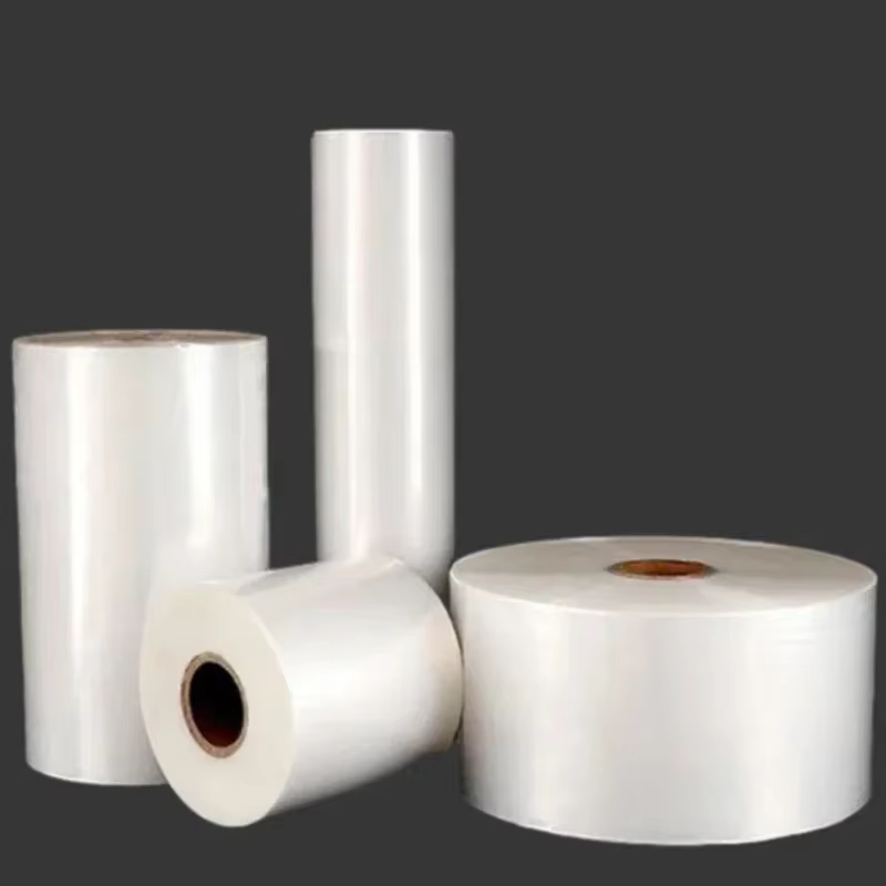 Pe rouleau Film plastique sac à poussière bande mince haute pression bouche plate Transparent emballage postal matériel alimentaire lampe Tube jouets