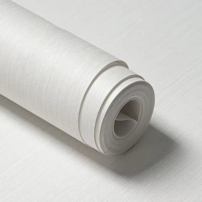 Rouleau de papier peint métallique moderne simple solide