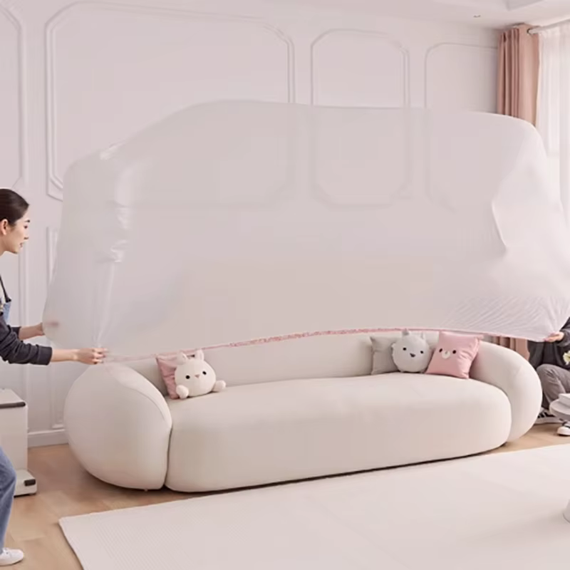 Housse de protection transparente en plastique pour meubles