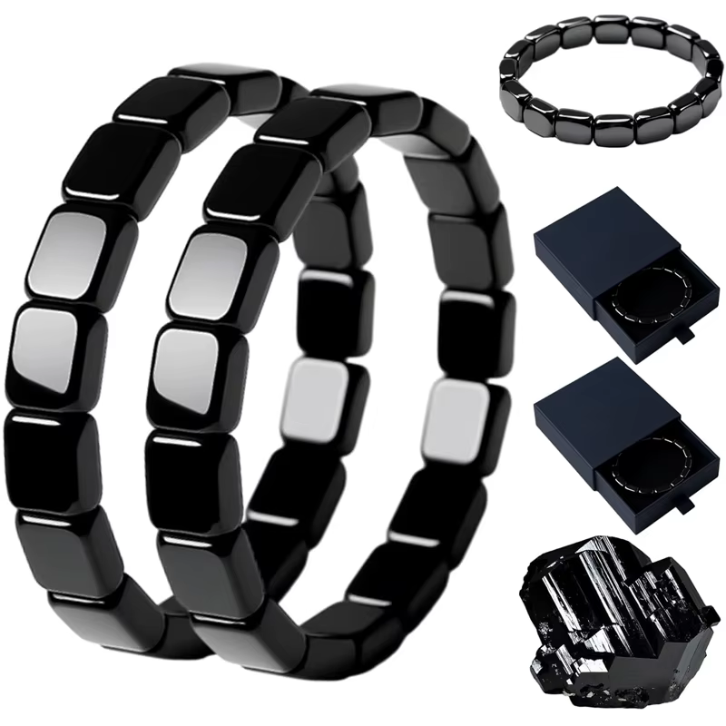 Bracelet en hématite, soutien naturellement des niveaux en T, restaure la confiance, Nhance, clarté mentale et mise au point, no