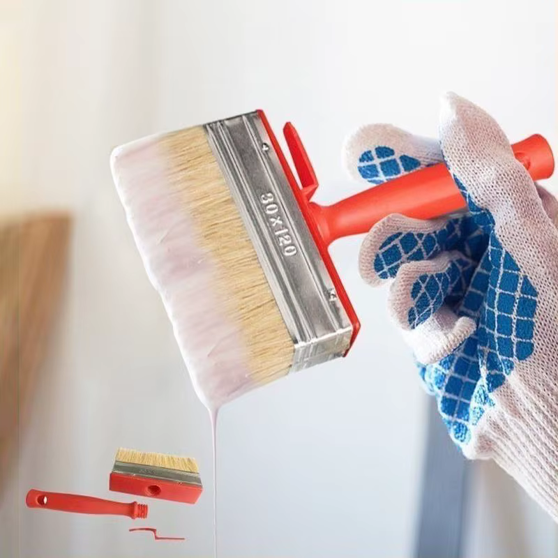 Pinceau plat 1 pièce pour murs lisses