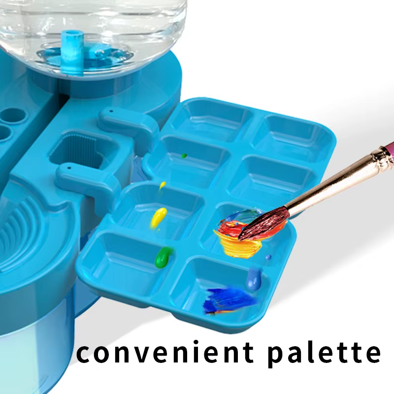 Nettoyeur de pinceaux de peinture à base d'huile et d'eau