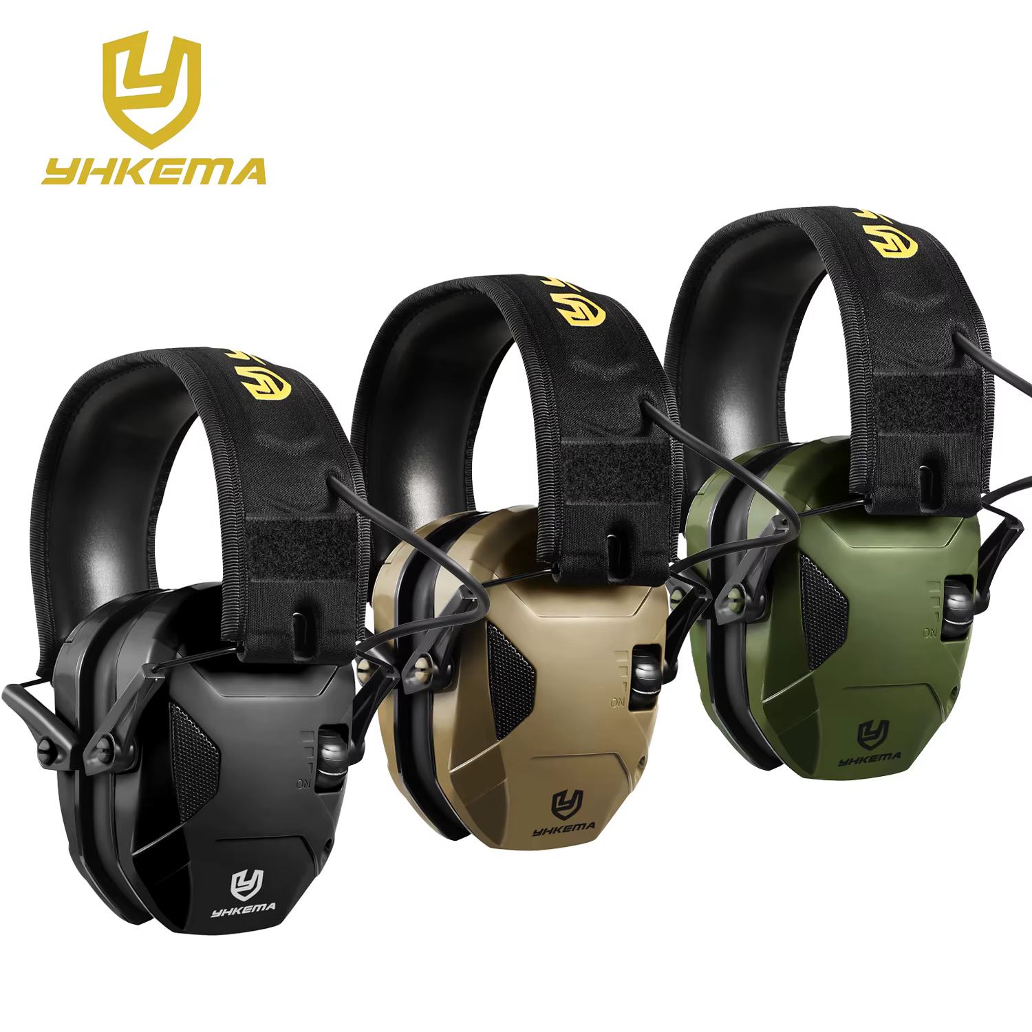 YHKEMA casque de tir Portable pour la Protection auditive Protection auditive réduction du bruit casque antibruit tactique de chasse actif