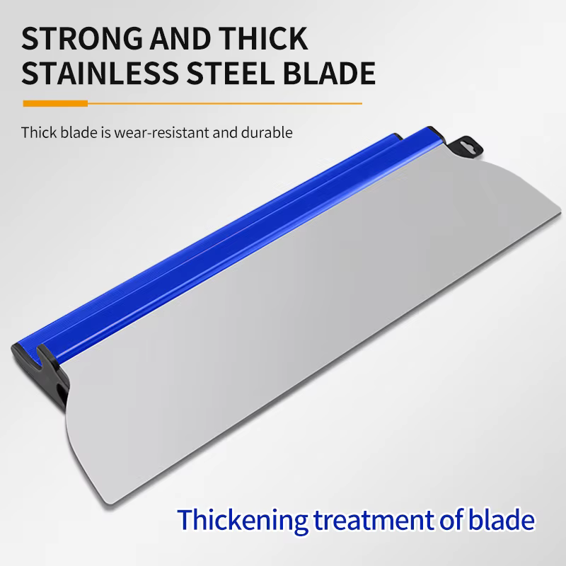 Spatule de finition pour plaques de plâtre 40/60/80 cm – Outil flexible pour le lissage des murs