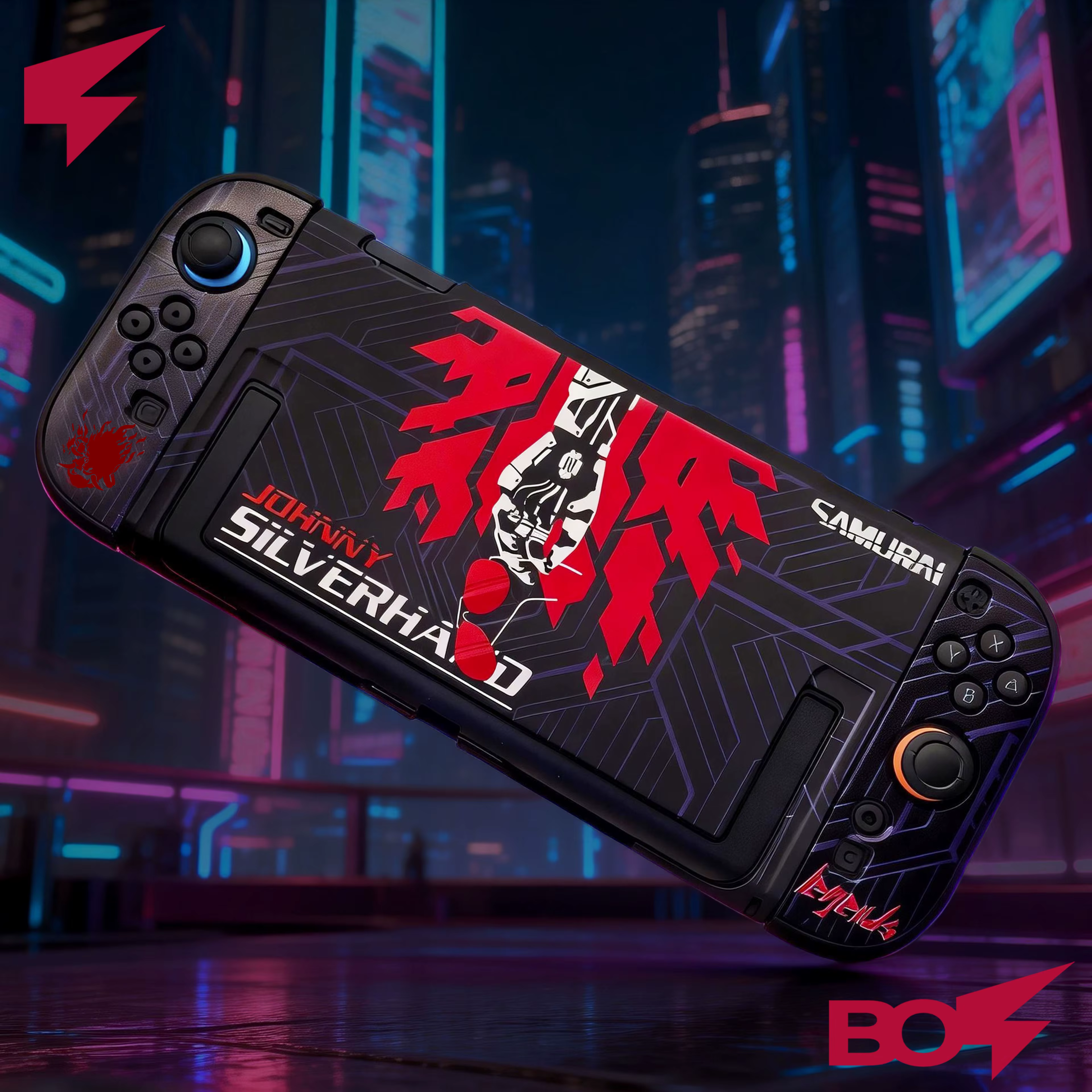 Étui de protection Cyberpunk pour Switch 2, design en deux parties - Accessoires de console NS2, housse de jeu