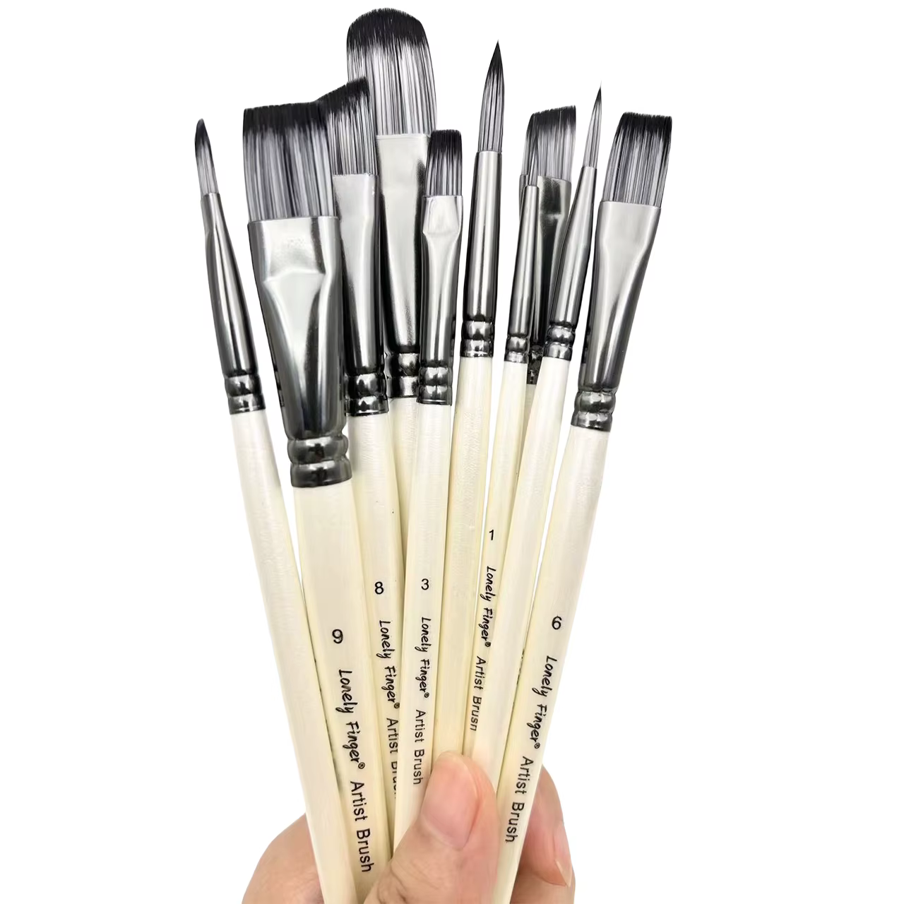 Ensemble de pinceaux de peinture d'artiste