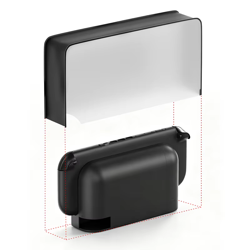 Housse de protection pour Switch2, haute transparence, mate, anti-jaunissement, anti-rayures, PVC flexible, pliable