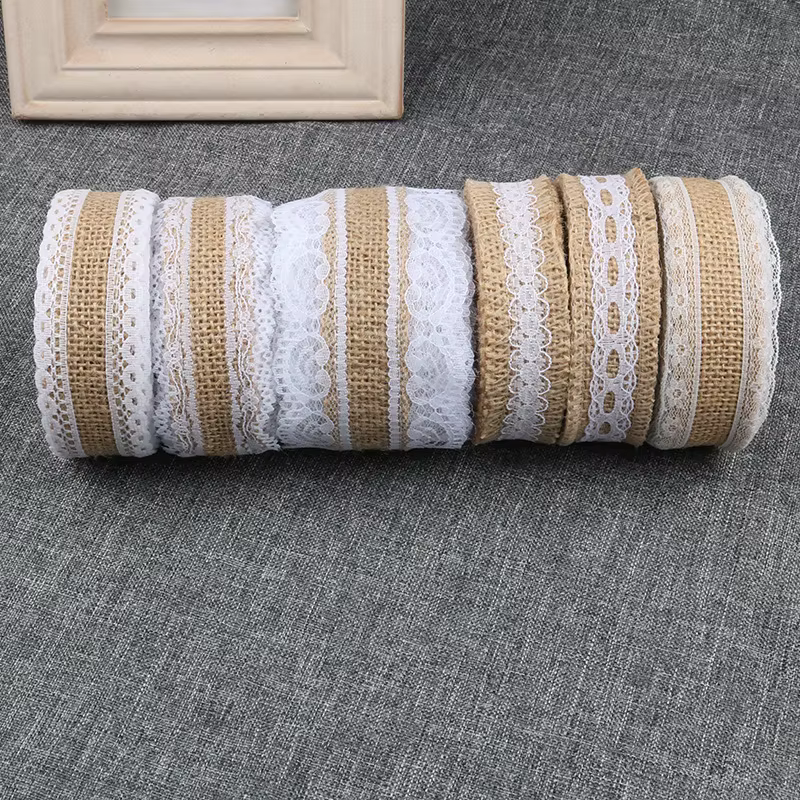 Ruban en toile de jute de 25 mm