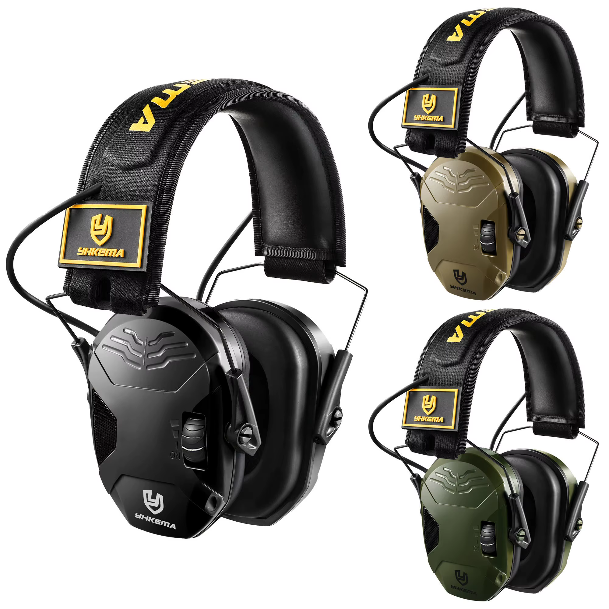 Cache-oreilles de Protection auditive électronique pour le tir, casque de Protection auditive de portée de pistolet, écouteurs à réduction de bruit pour la chasse