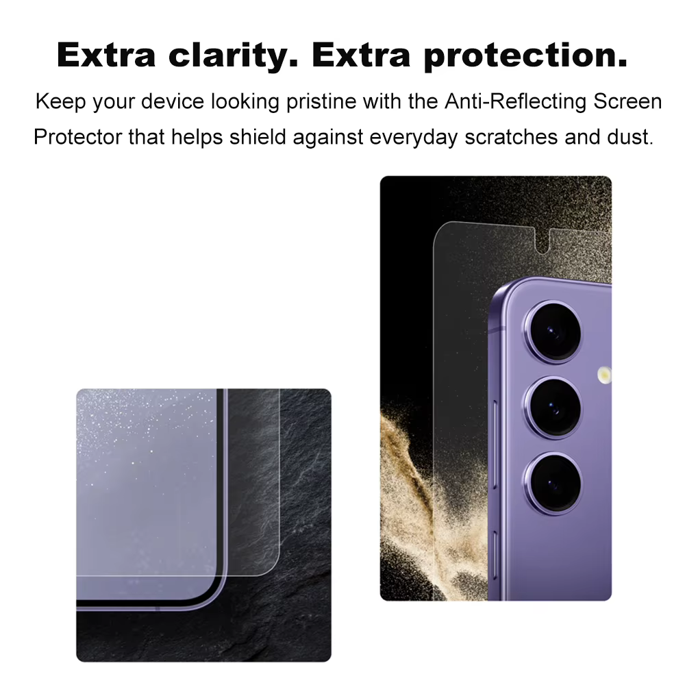 Protecteur d'écran anti-reflet Original Samsung Galaxy S24 S24 + S24Plus, Film de Protection en cristal liquide, 2 pièces