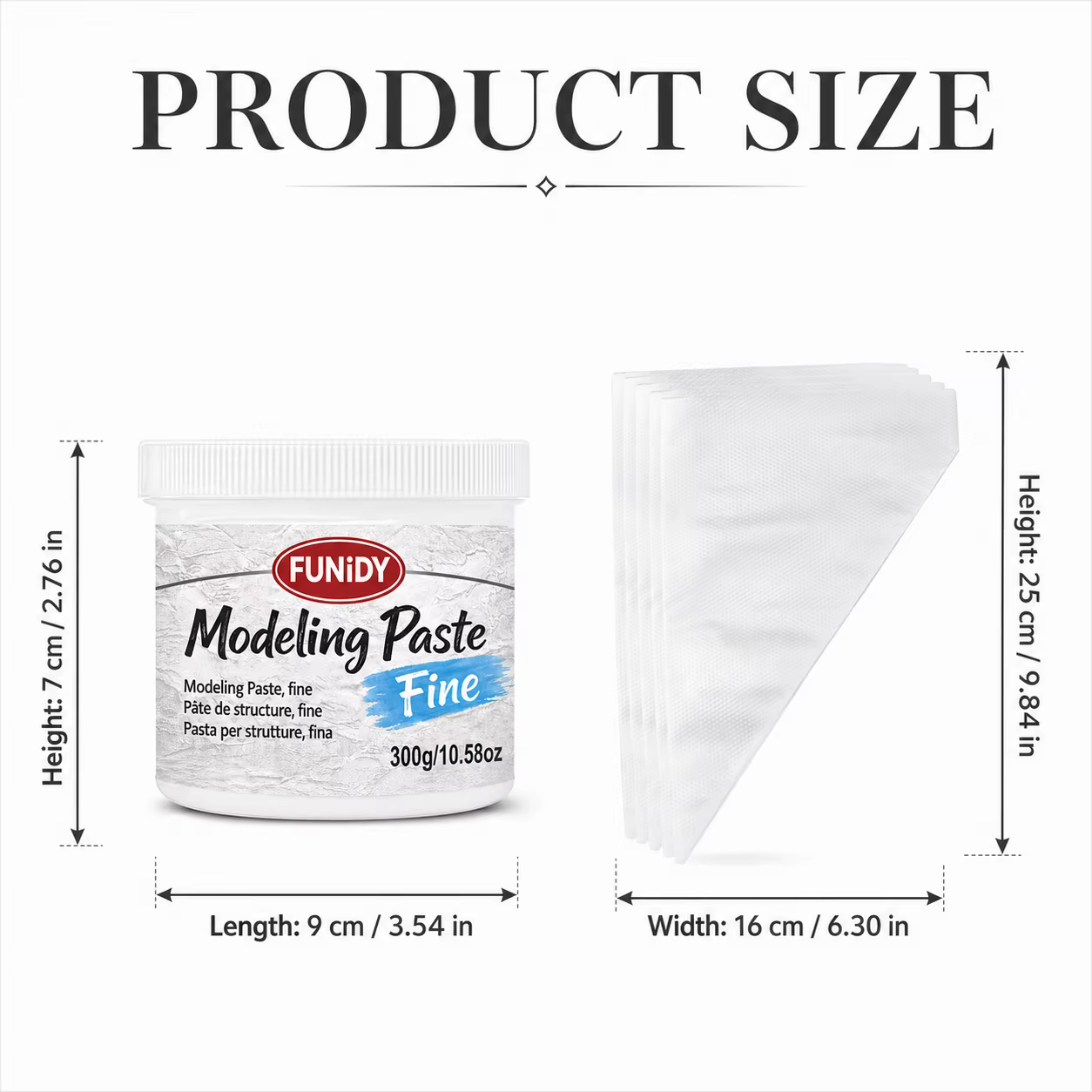 Pâte à modeler acrylique 300g