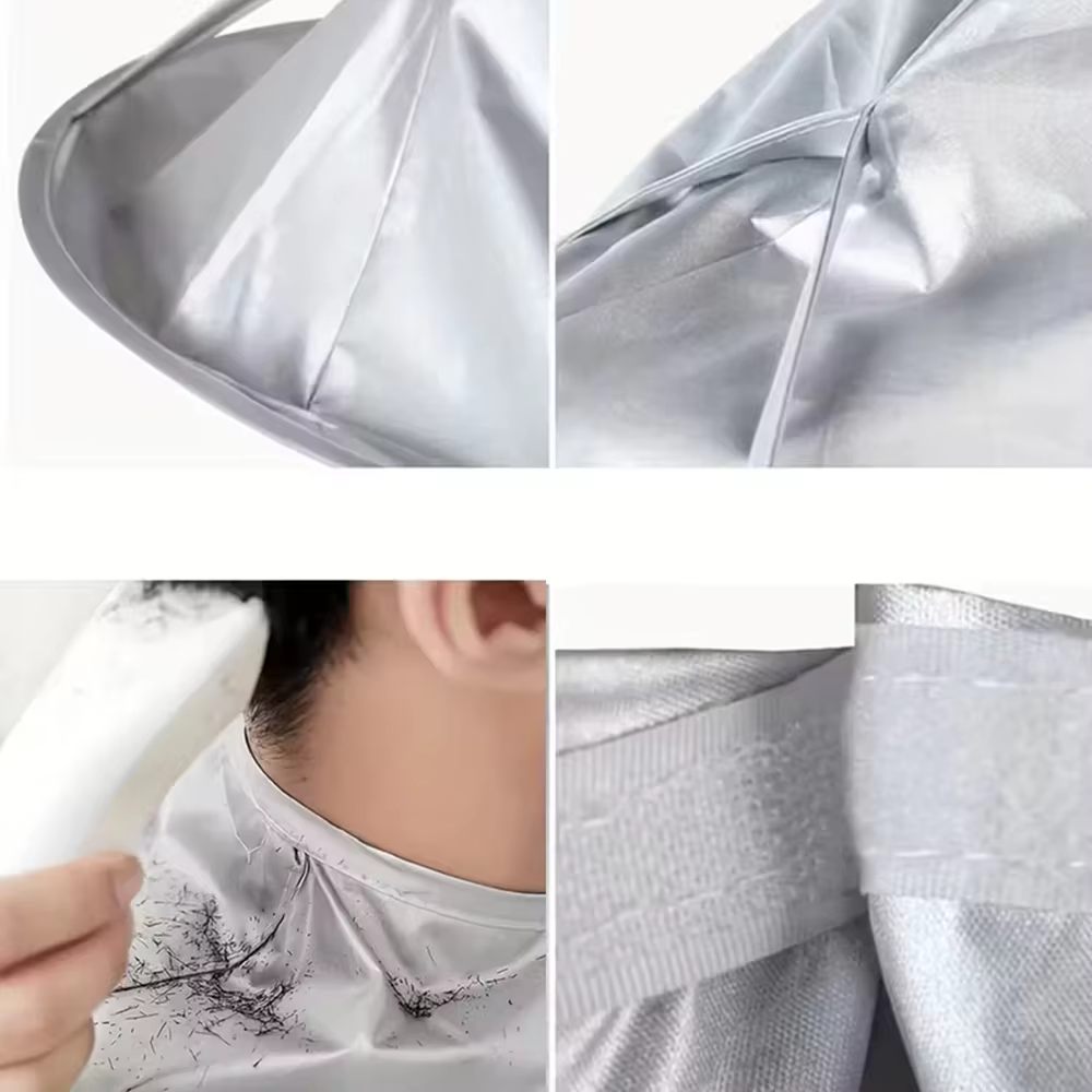 Cape de coupe de cheveux - Cape de coupe de cheveux parapluie Cape de cheveux imperméable Cape de barbier Parapluie de coiffure pliable Cape Tablier.