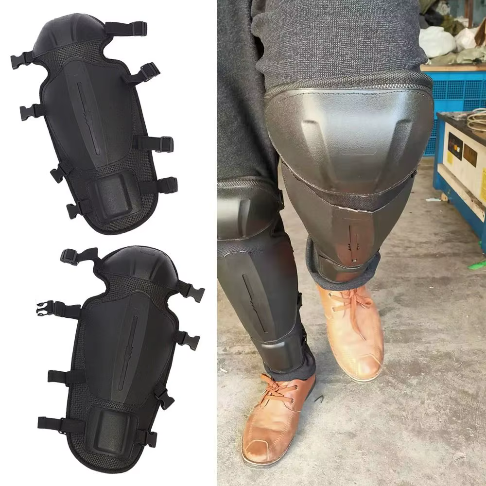 Protection des jambes Genouillères antidérapantes Conception antidérapante Protection anti-collision Genouillères anti-collision Genouillères de moto