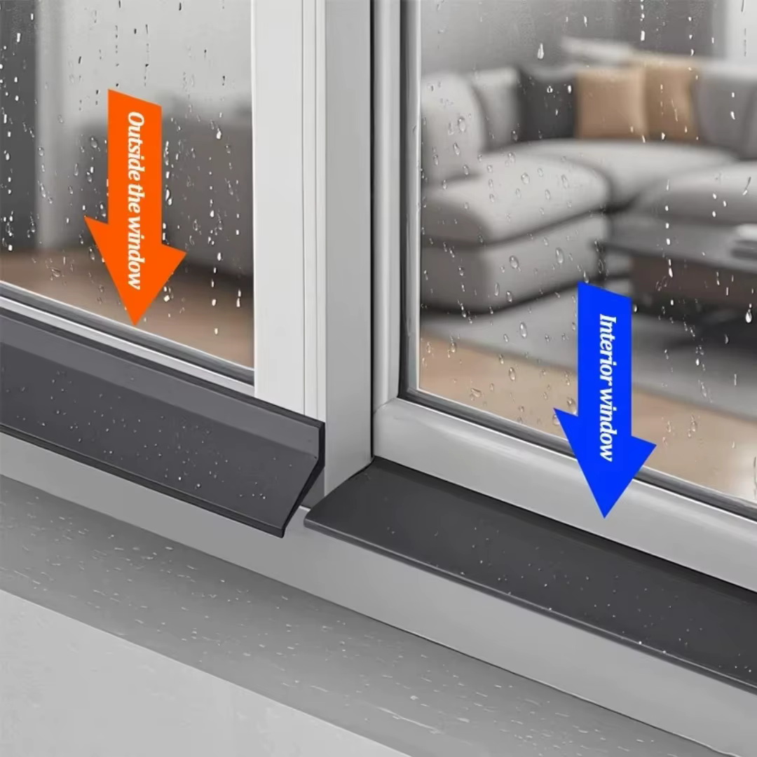 Barrière d'étanchéité flexible pour rebord de fenêtre