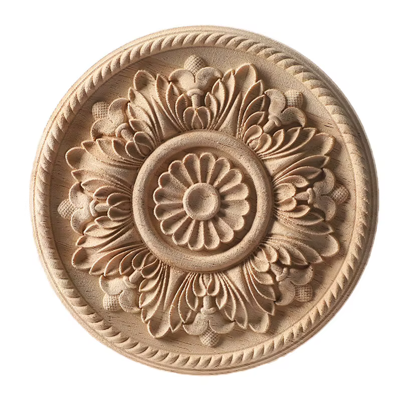 Appliques en bois sculpté pour meubles