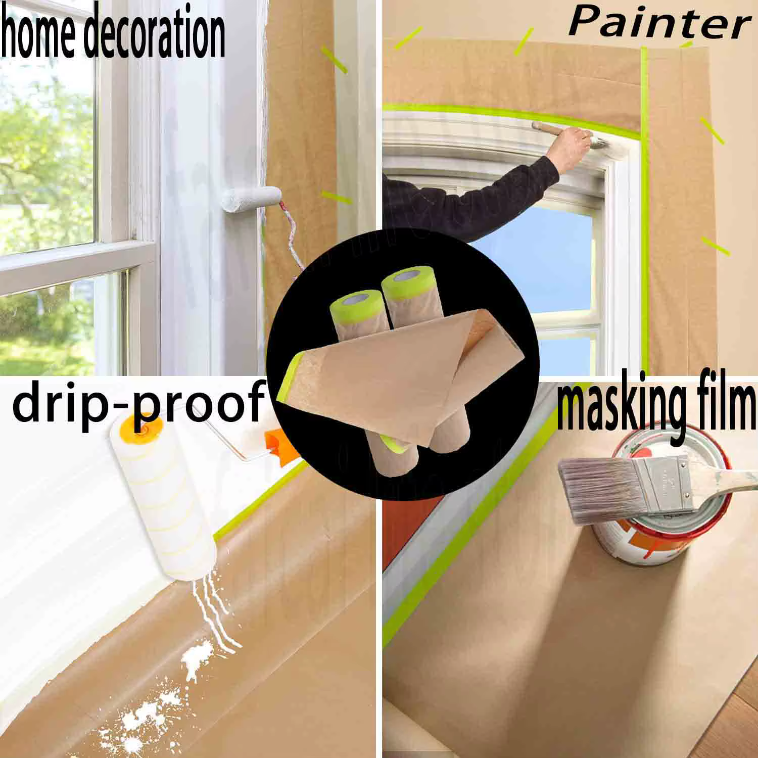 Papier de masquage pour peinture